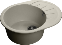 Кухонная мойка GranFest Rorndo 580L, R-580L топаз